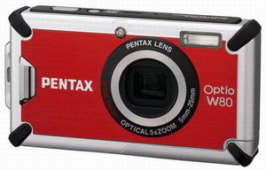 PENTAX OPTIO W80 Red